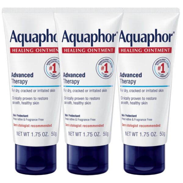 Aquaphor Healing Ointment Skin Protectant and Moisturizer for Dry and Cracked Skin Unscented - 1.75ozAquaphor Healing Ointment Skin Protectant and Moisturizer for Dry and Cracked Skin Unscented - 1.75oz - Image 2